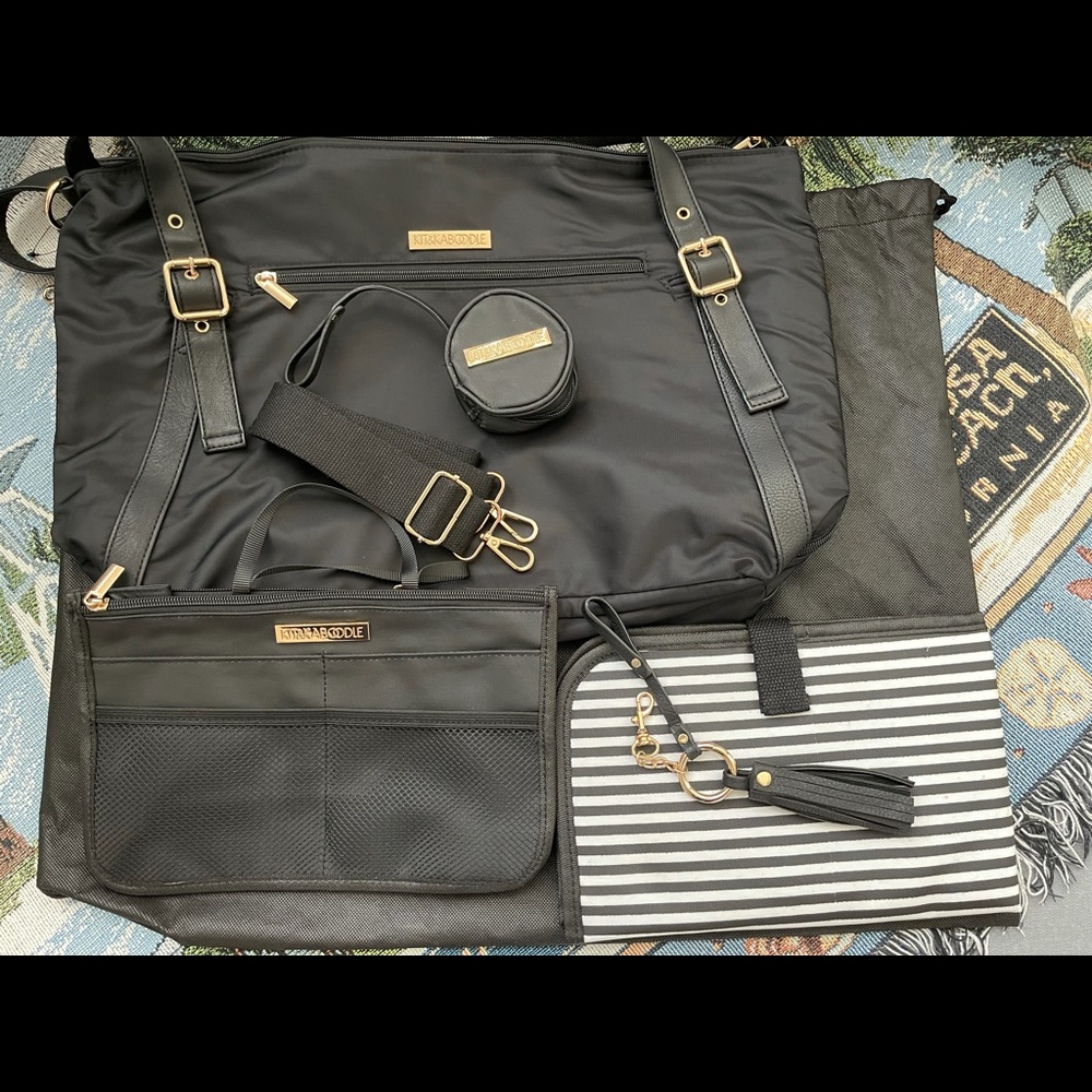 Diaper Bag Set / RARE Kit&Kaboodle Baby Designer - Picture 3 of 8